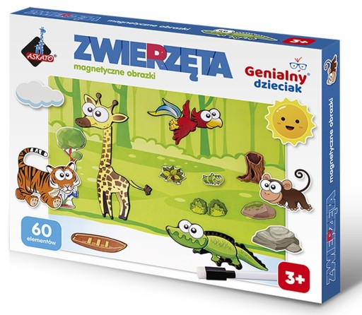 Magnetické puzzle Zvieratá