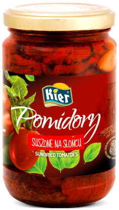 Sušené paradajky v oleji 290g KIER