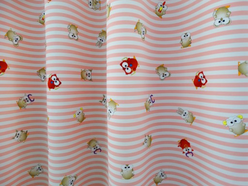 MG TK záves SATIN LOSOS ZVIERATÁ 145cm pol