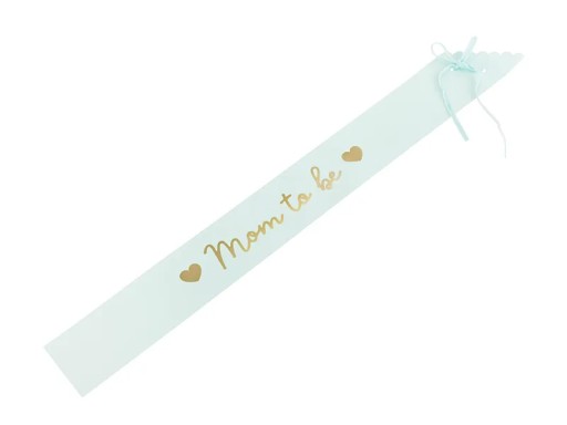 Šípka Mom to be baby shower - modrá, 75 cm