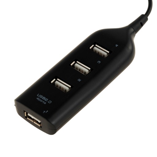 USB HUB 4-PORTOVÝ ROZDEĽOVAČ USB 2.0 SPLITTER