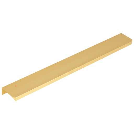 Okrajová nábytková úchytka ku skrinke METAL BORDO 320/340mm Zlatá