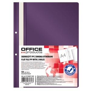 Zasúvacia zložka Office Products, 2-dierová, fialová - 1 ks.