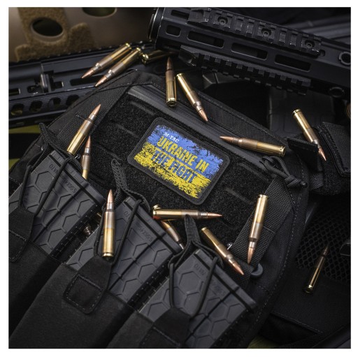 PATCH Ukrajina v boji 80X50 mm M-Tac VELCRO