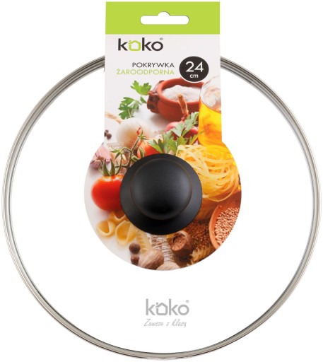 KOKO - Žiaruvzdorné veko - sklo - 24 cm