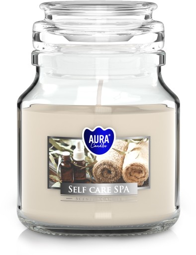 PARAFÍNOVÁ Sviečka VONNÁ SVIEČKA v GLASS 28H 120G BISPOL SELF CARE SPA