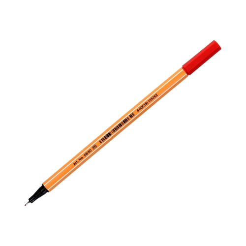Červené kresliace pero Stabilo 0,4 mm