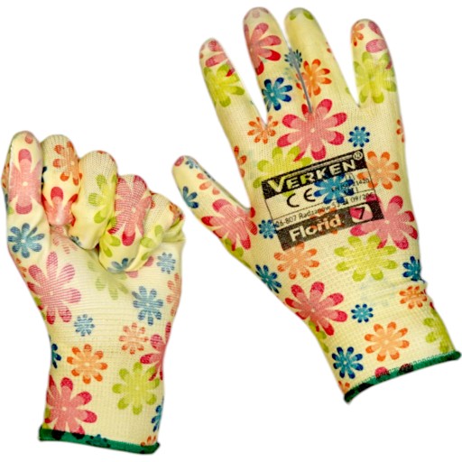 RUKAVICE PRACOVNÉ RUKAVICE VEĽ. 7 OCHRANNÝ POLYESTER PEVNÝ A ODOLNÝ