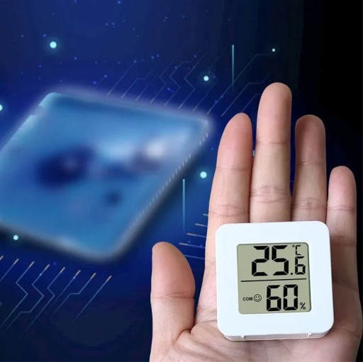MINI HYGROMETER ELEKTRONICKÝ TEPLOMER DIGITÁLNY LCD DISPLEJ VLHKOSŤ