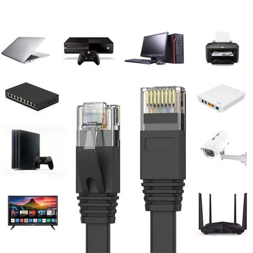 LAN ETHERNET INTERNET KRÚBENÝ PÁROVÝ KÁBEL RJ45 UTP CAT6 CAT 6 10M