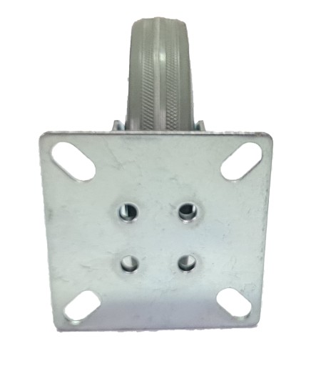 PEVNÉ KOLESO SEDÉ GUMOVÉ KOLESO 125 mm