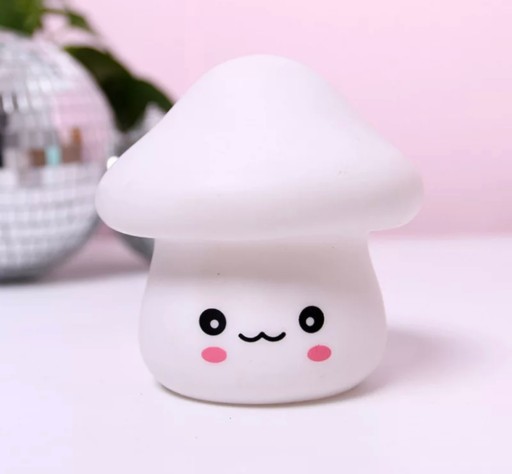 Hubová nočná lampa Silikónová LED hubová lampa