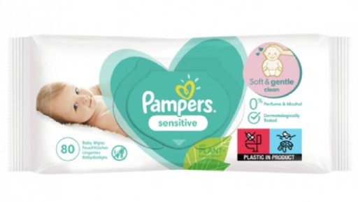 Pampers Sensitive Wipes 1 balenie = 80 obrúskov