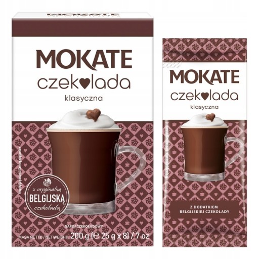 Klasický čokoládový nápoj Mokate (8x25g)
