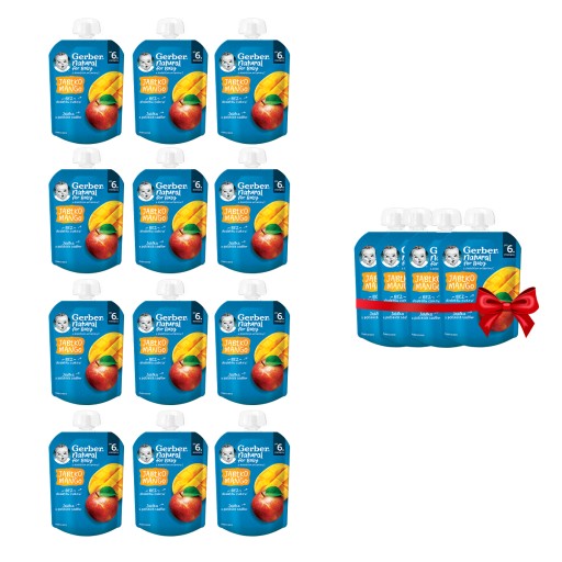 Gerber Dessert Apple Mango Mousse po 6 mesiacoch 80 g