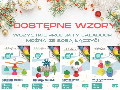 LALABOOM CRAZY DAŽĎOVÁ GUĽA SENZORICKÉ BLOKY DARČEKOVÉ KOCKY 10 36+