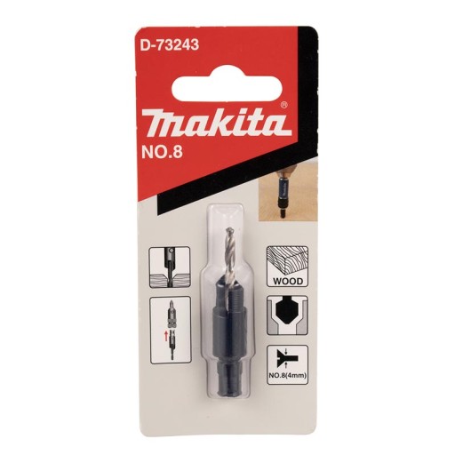 Záhlbník do dreva Makita D-73243 s vrtákom 2,8 mm
