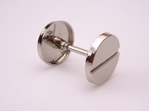 Kovanie tašky na činku 25 x 22 mm strieborné