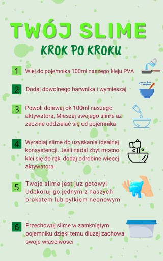 AKTIVÁTOR NA SLIME LEPIDLO PVA GLUTY GLUKI LITER 1L