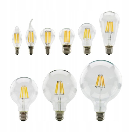 E27 LED žiarovka 8W G80, teplá biela žiarovka