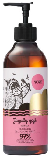 YOPE Prírodný sprchový gél Goji Berries and Cherry 400 ml