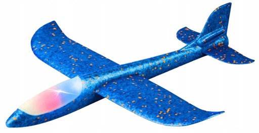 STYROPENOVÝ LIETADOVÝ KLUZÁK 47 CM SO SVIETIACI LED