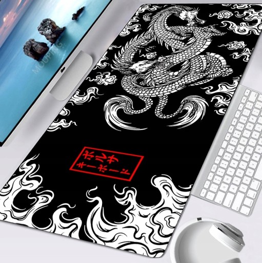 Veľká herná podložka pod myš Dragon XXL pre stolovú dosku