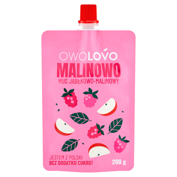 OWOLOVO Malinowo Jablkovo-malinová pena 200 g