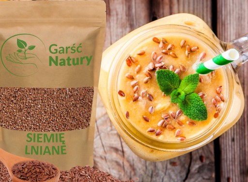 Prírodné ľanové semienko ZRNO 1000 g Prírodné ľanové semienko hnedé mleté 1kg