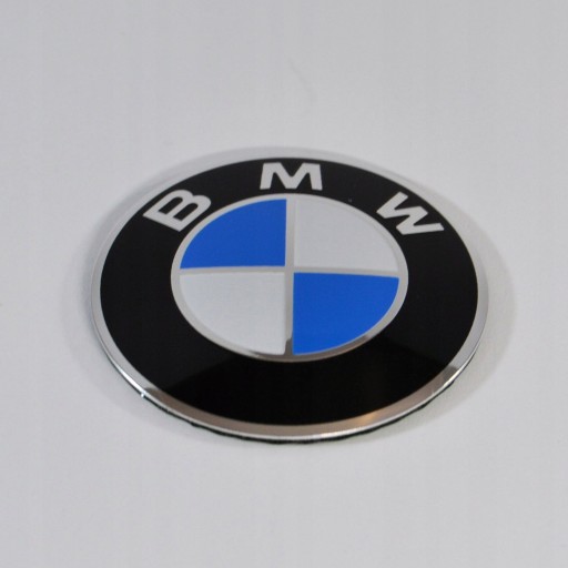 BMW 45mm Modrý emblémový odznak na volante