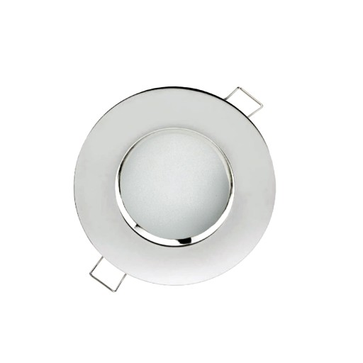 Hermetické halogénové očko pre Soffit White IP44 + GU10 + zásuvka