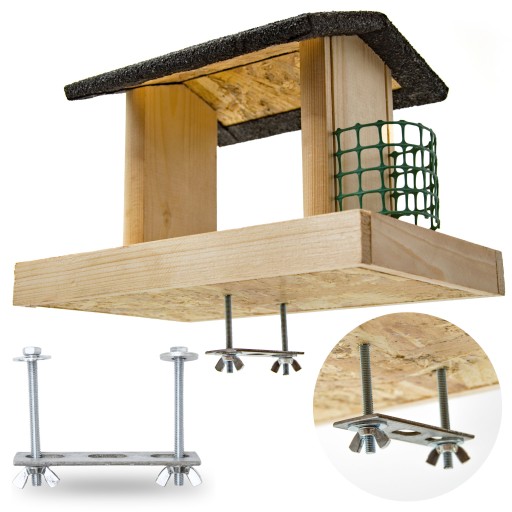 KĽÚČOVÁ SVORKA NA KRMÍTKO BOX PRE DIVIAKY VTÁKY BALKÓN