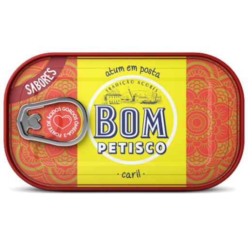 Steak z tuniaka s kari 120g Bom Petisco