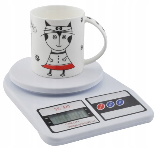 Kuchynská LCD elektronická gramová váha 1g - 10kg Presná