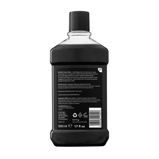 SEYSSO ústna voda s aktívnym uhlím 0,5l