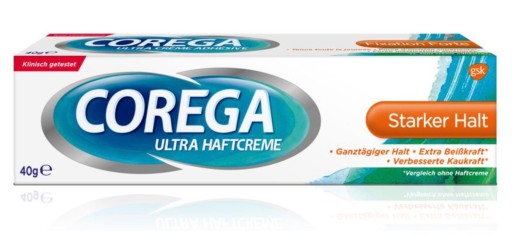 Krém na zubnú protézu COREGA Starker Halt so silnou fixáciou
