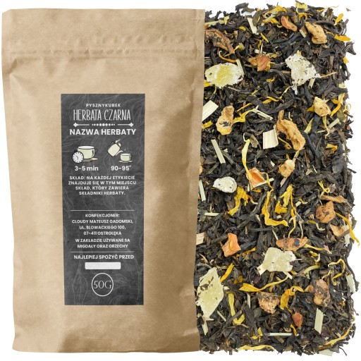 BROSKYŇOVÝ ORCHARD čierny čaj 50G ibištek