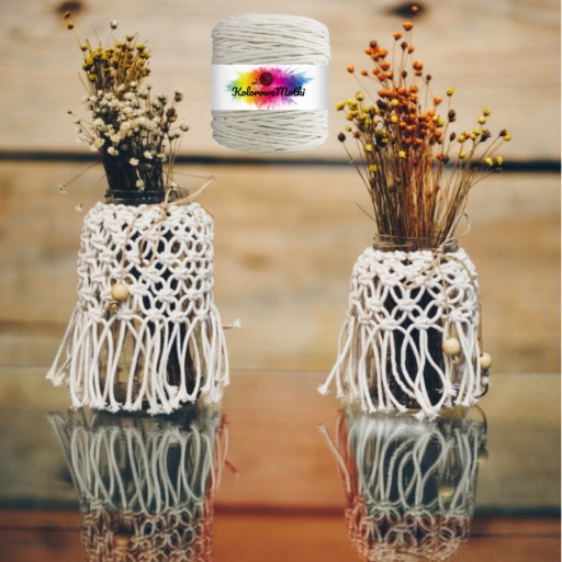 Prírodná bavlnená šnúra Macrame 200m 3mm