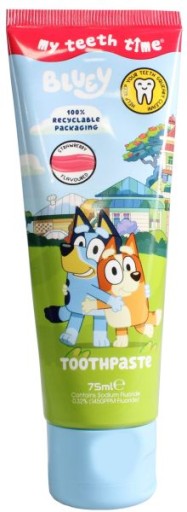 Bluey detská pasta Jahoda 75ml 3-8r