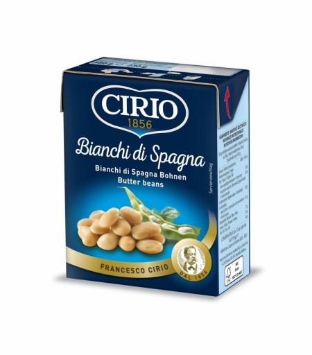 Fazuľa Spagna biela v balení Tetra Recart 380 g CIRIO