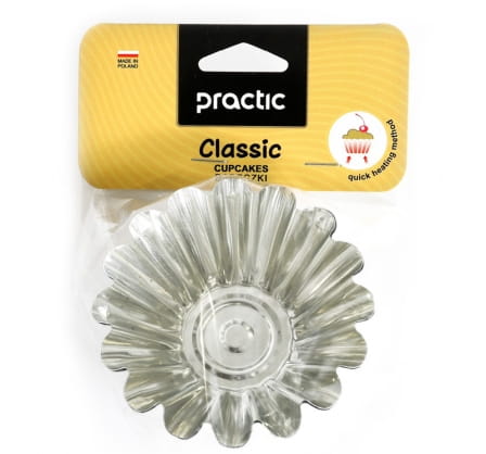 Veľké kovové formy na košíčky, priemer = 96 mm/2 ks