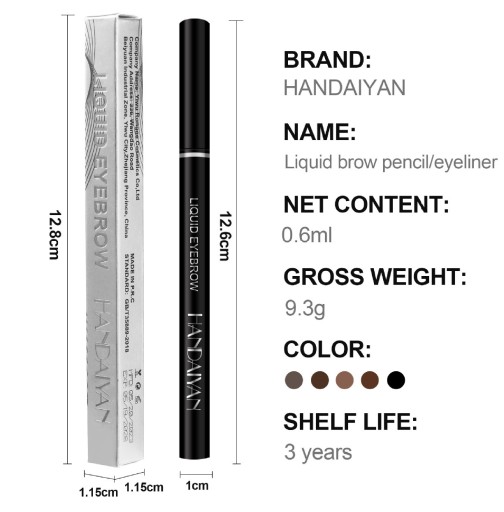 Precise Marker Eyebrow Pen Tekuté očné linky tmavohnedé #02