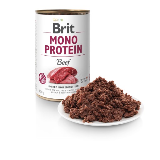 Brit Mono Protein Beef mokré krmivo pre psov 400g