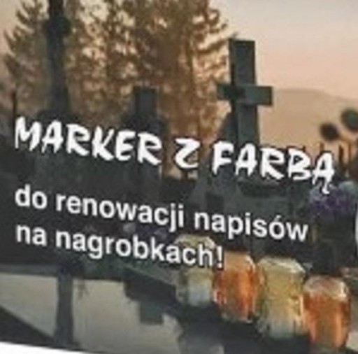 Olejová fixka s Tomato farbou na renováciu nápisov na náhrobných kameňoch TO-448 čierna