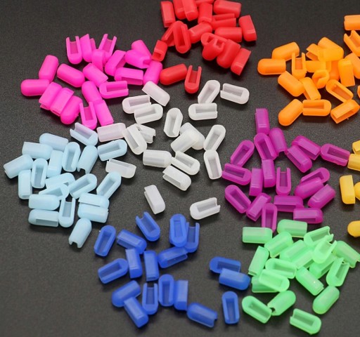 2x Koncovka NEON FLEX 6x12mm MODRÁ