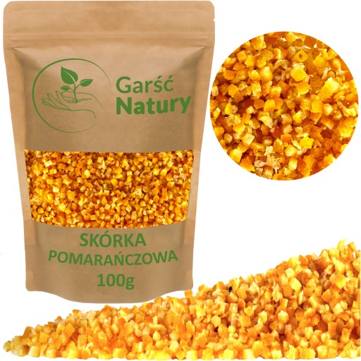 KANDIDOVANÁ POMERANČOVÁ KÚRA 100g kocka pomaranča 0,1kg Tal