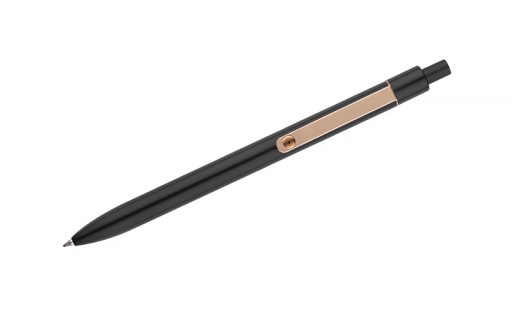 Štýlové matné hliníkové GEL PEN so zlatým klipom