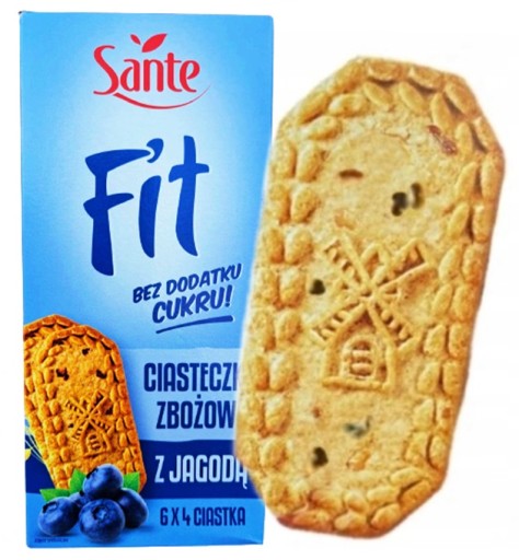 JAGODA cereálne sušienky bez cukru SANTE 300g