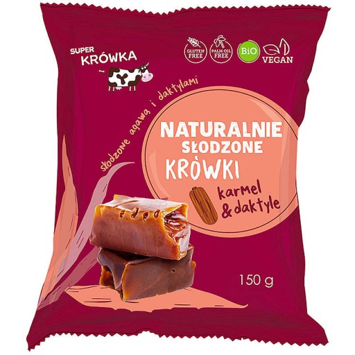 Bezmliečny bio fudge sladený agáve, datle, 150g