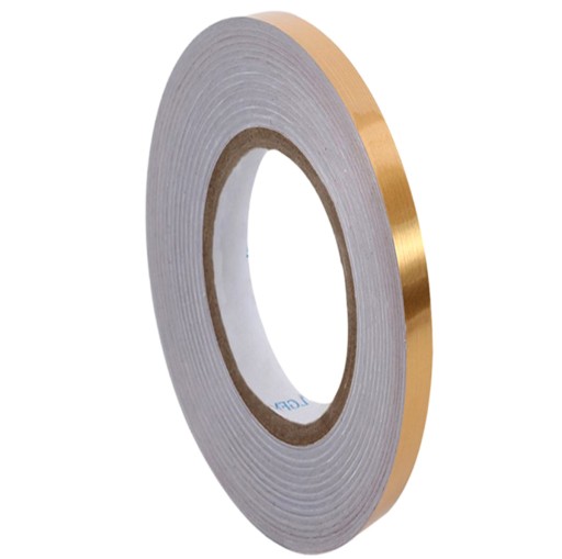 LEPIACE PÁSKA DEKORATÍVNA SAMOLEPIACA STUHA ZLATÁ STUHA 5MM/50M AG543E